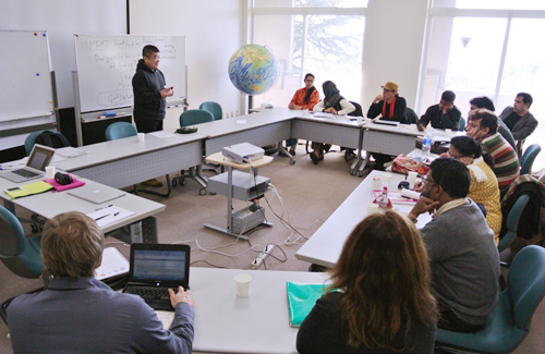 Faculty meeting in 2014 01